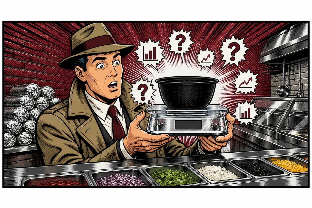 Illustration for Real Chipotle Bowl Weight: Research Aggregation 2026